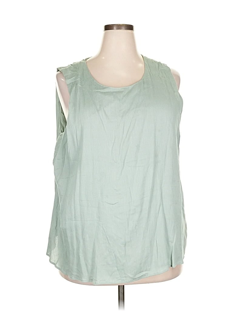 COLDWATER CREEK Pre-owned Sleeveless T-shirt In Green