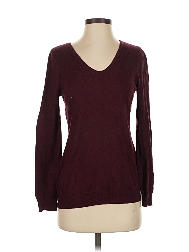 Pre-owned Love Ellie Pullover Sweater In Burgundy