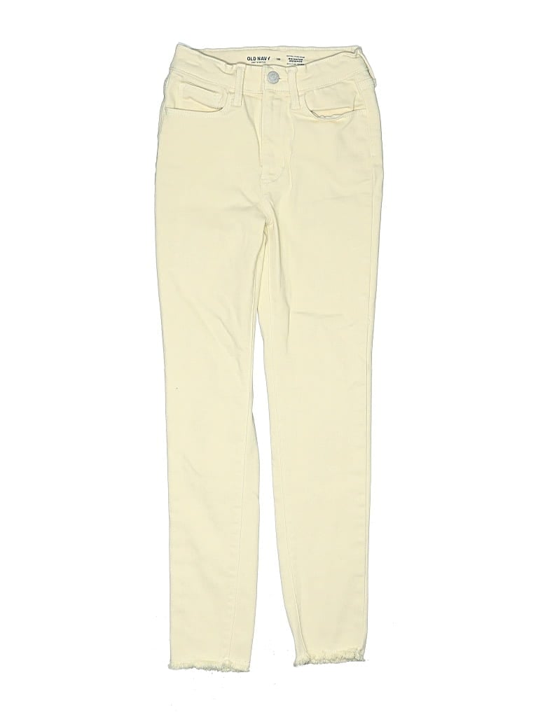 Pre-owned Old Navy Kids' Jeggings In Yellow
