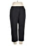 LAIA 100% Cotton Solid Black Casual Pants Size 16 - photo 1