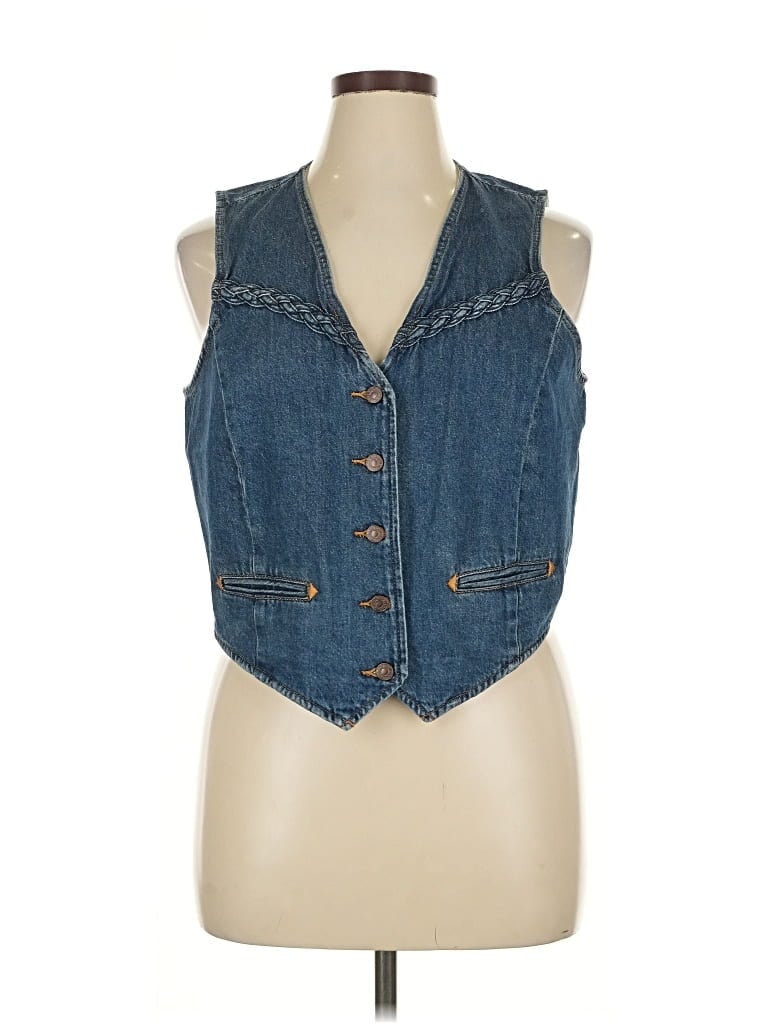 Pre-owned Levi's Denim Vest In Blue