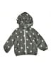 H&M 100% Polyester Stars Gray Windbreaker Size 12 - 24 mo - photo 1
