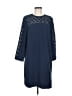 J.Crew 100% Polyester Blue Casual Dress Size 6 - photo 1