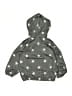 H&M 100% Polyester Stars Gray Windbreaker Size 12 - 24 mo - photo 2