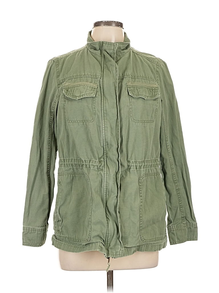 Pre-owned Merona Jacket In Green
