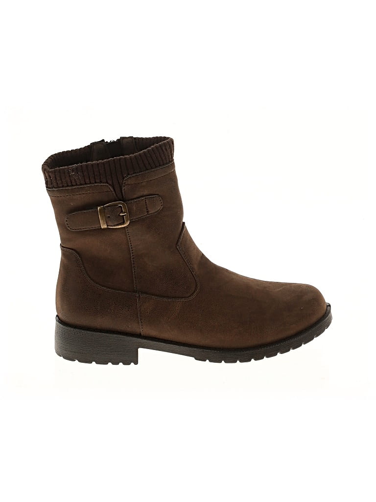 Pre-owned Easy Street Ankle Boots In Brown