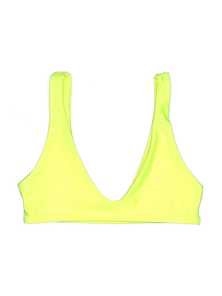 Pre-owned Unbranded Swimsuit Top Yellow Swimwear