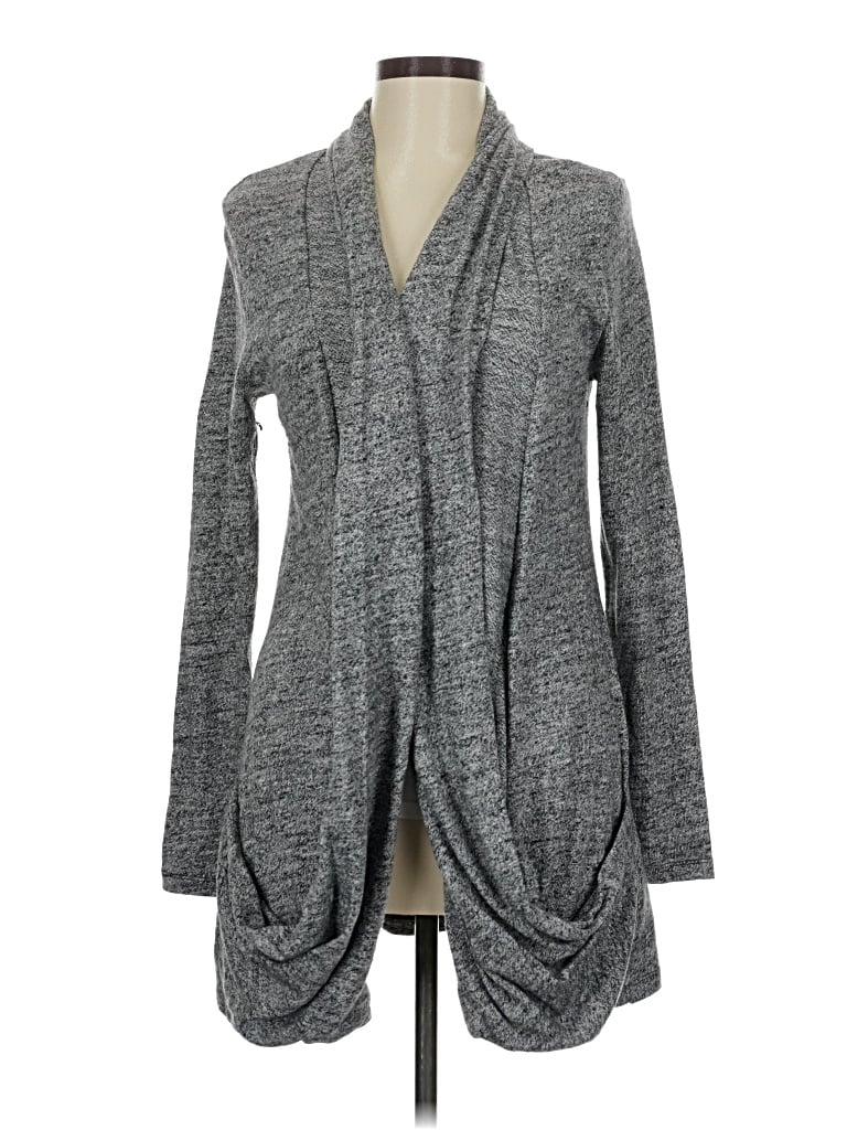Pre-owned Ugg Cardigan Sweater In Gray
