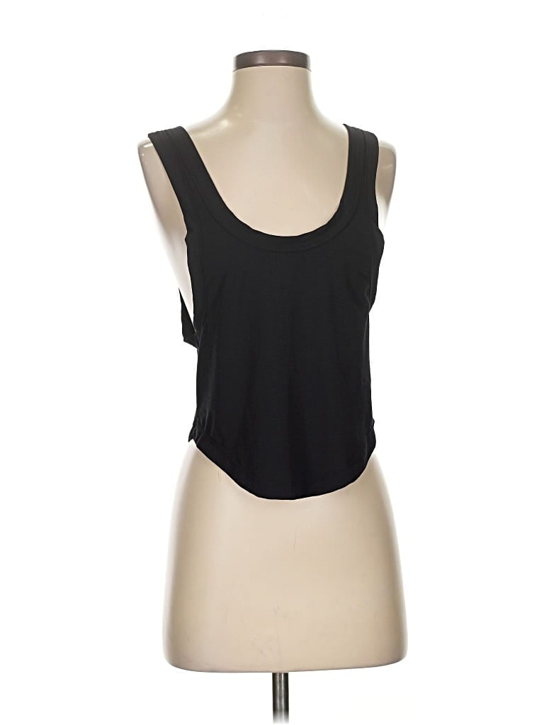 Pre-owned Unbranded Tank Top Black Strapless Neckline Tops