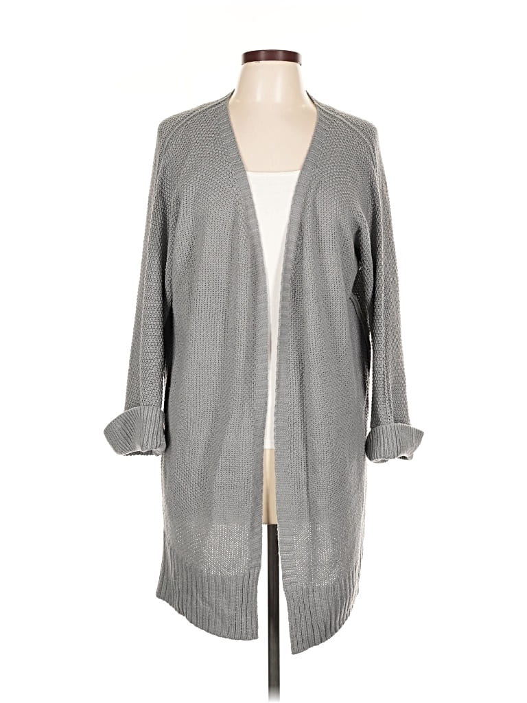 Pre-owned Unbranded Cardigan Sweater In Gray