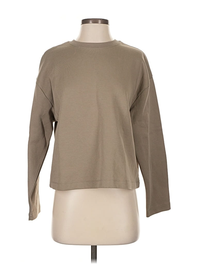 Pre-owned Future Collective Long Sleeve T-shirt In Brown