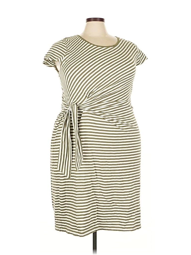 Pre-owned Talbots Casual Dress In White