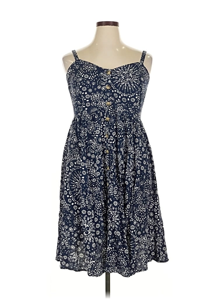 Pre-owned Torrid Casual Dress In Blue
