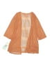 Rare Editions 100% Polyester Orange Cardigan Size 5 - photo 2