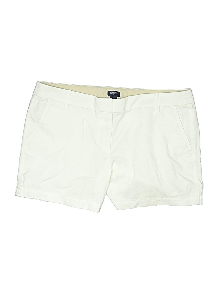 Pre-owned J.crew Factory Store Shorts In White