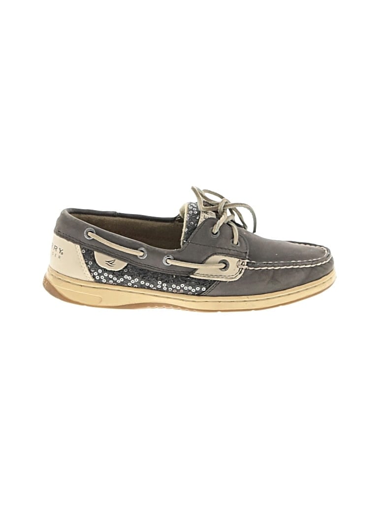 Pre-owned Unbranded Flats In Gray