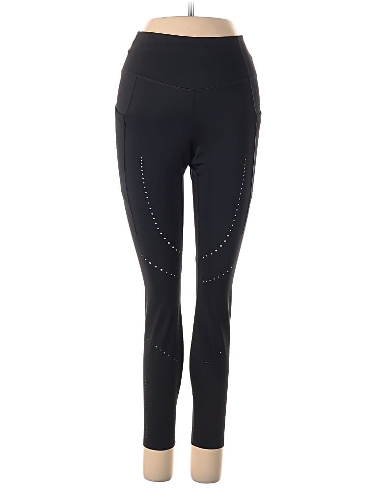 Pre-owned Brooks Active Pants In Black