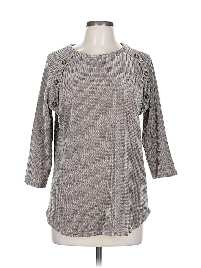 ASSORTED BRANDS Pre-owned Pullover Sweater In Gray