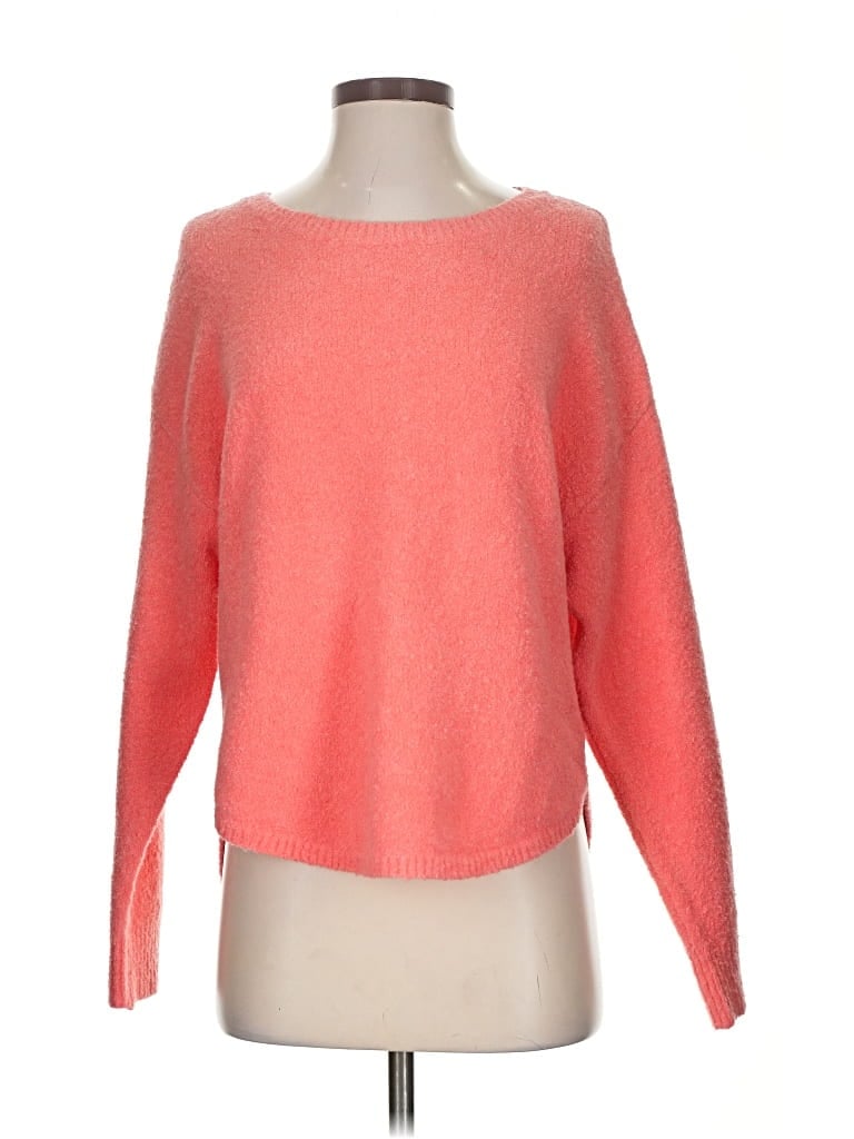 Pre-owned Express Pullover Sweater In Orange