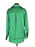 Zara TRF 100% Polyester Green 3/4 Sleeve Blouse Size XS - photo 2