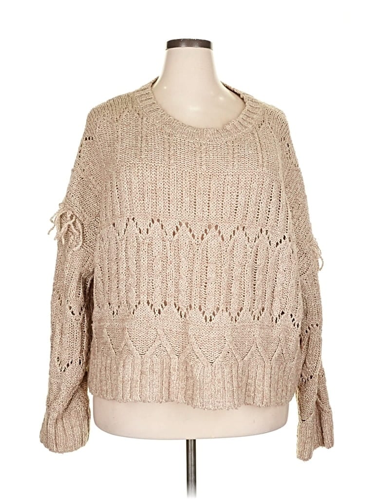 Pre-owned Old Navy Pullover Sweater In Brown