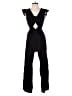 LOFT Beach 100% Cotton Solid Black Jumpsuit Size XS - photo 1