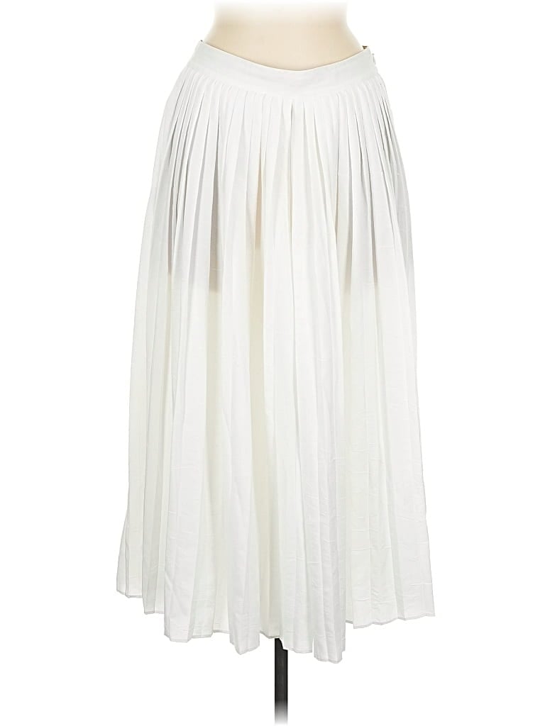 Pre-owned Vince Formal Skirt In White