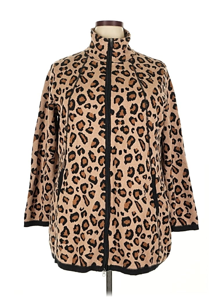 Pre-owned Rachel Zoe Tjx Cardigan Sweater In Brown