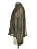 June & Hudson Metallic Silver Gold Long Sleeve Blouse Size 1 - photo 5