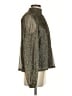 June & Hudson Metallic Silver Gold Long Sleeve Blouse Size 1 - photo 4