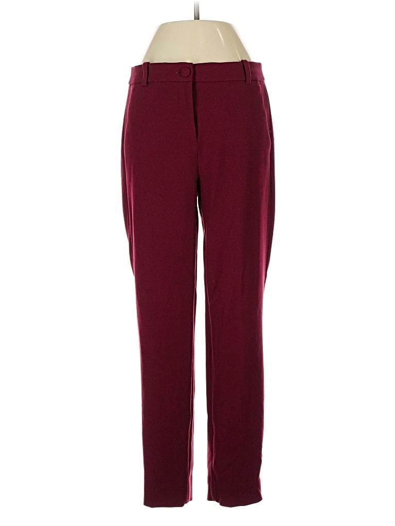 Pre-owned J.crew 365 Casual Pants In Burgundy
