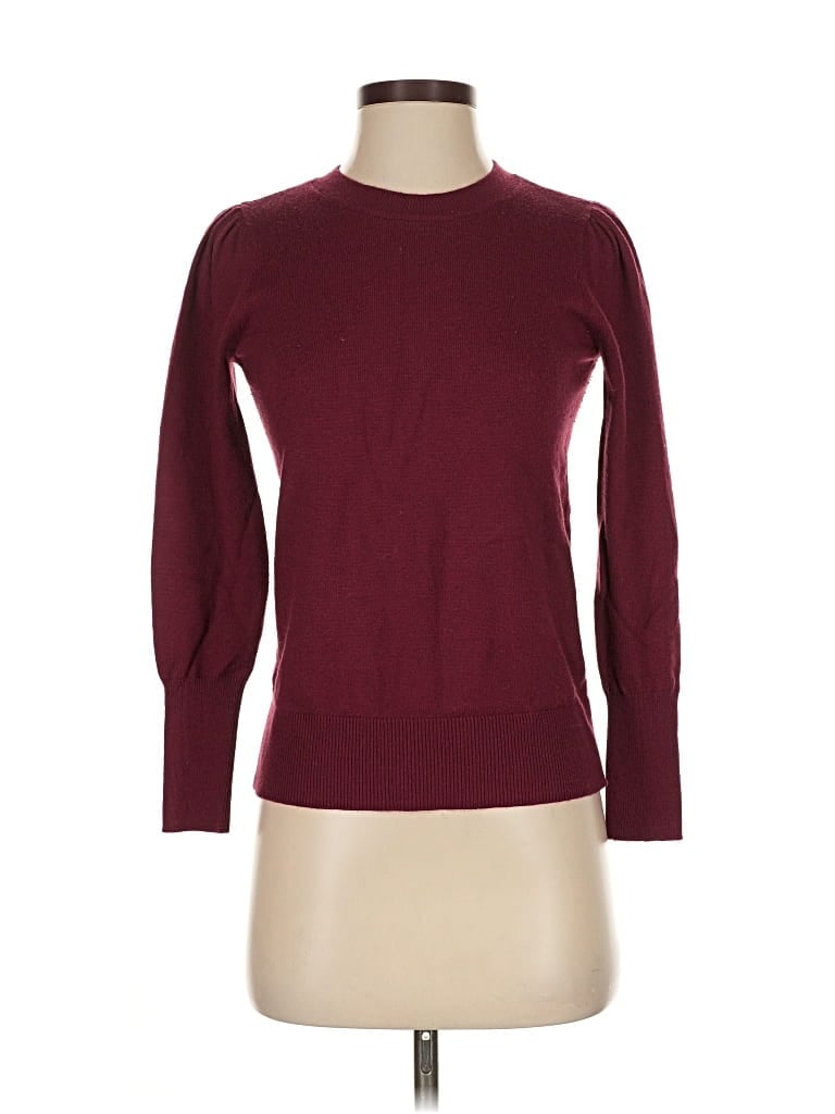ANN TAYLOR LOFT Pre-owned Pullover Sweater In Burgundy