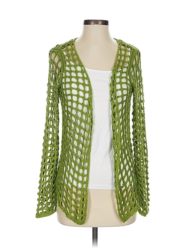 Pre-owned More To Come Cardigan Sweater In Green