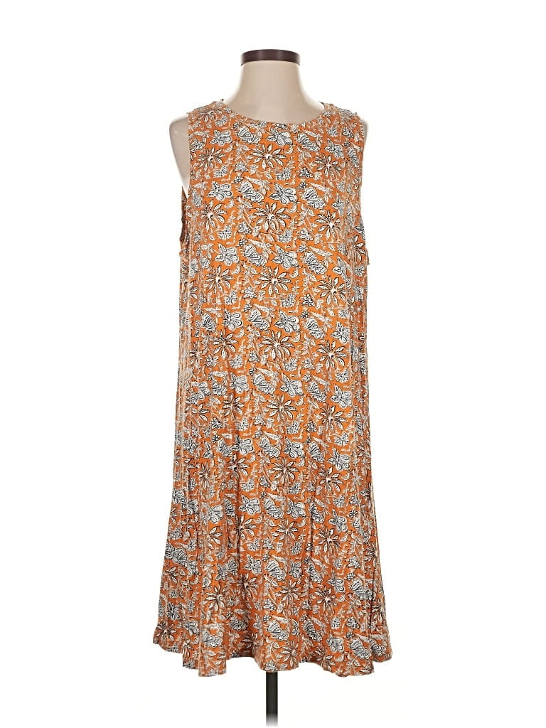 Pre-owned Ann Taylor Loft Outlet Casual Dress In Orange
