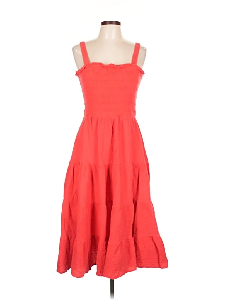 Pre-owned C&c California Casual Dress In Red