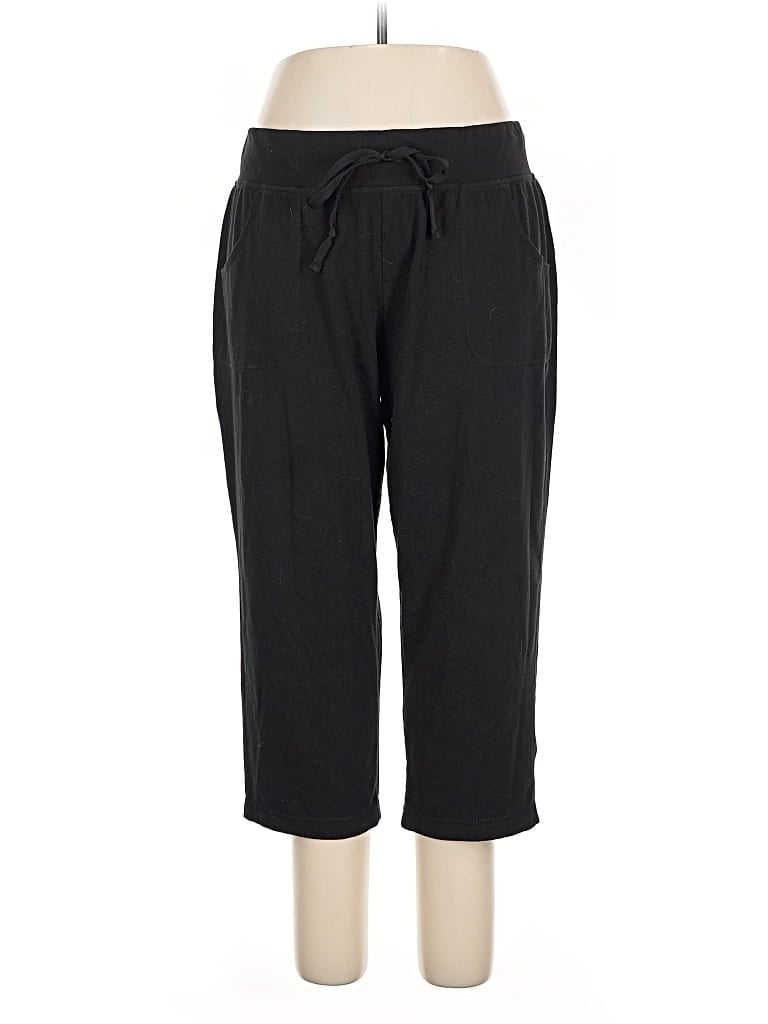 Pre-owned Athletic Works Casual Pants In Black