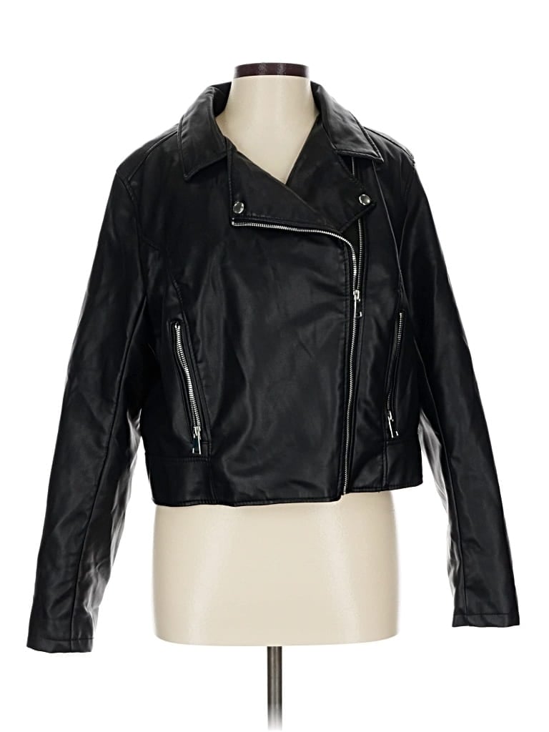 Pre-owned Primark Jacket In Black