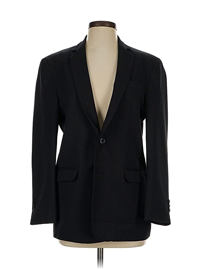 Pre-owned Dockers Blazer Jacket In Black