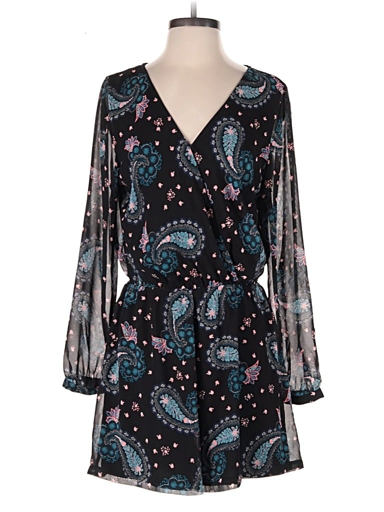 Pre-owned Express Romper In Black