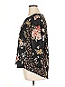 Serengeti 100% Polyester Floral Black 3/4 Sleeve Blouse Size 1X - photo 5
