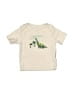 Carter's 100% Cotton Ivory Short Sleeve T-Shirt 0-3 MO / 3 MO - photo 1