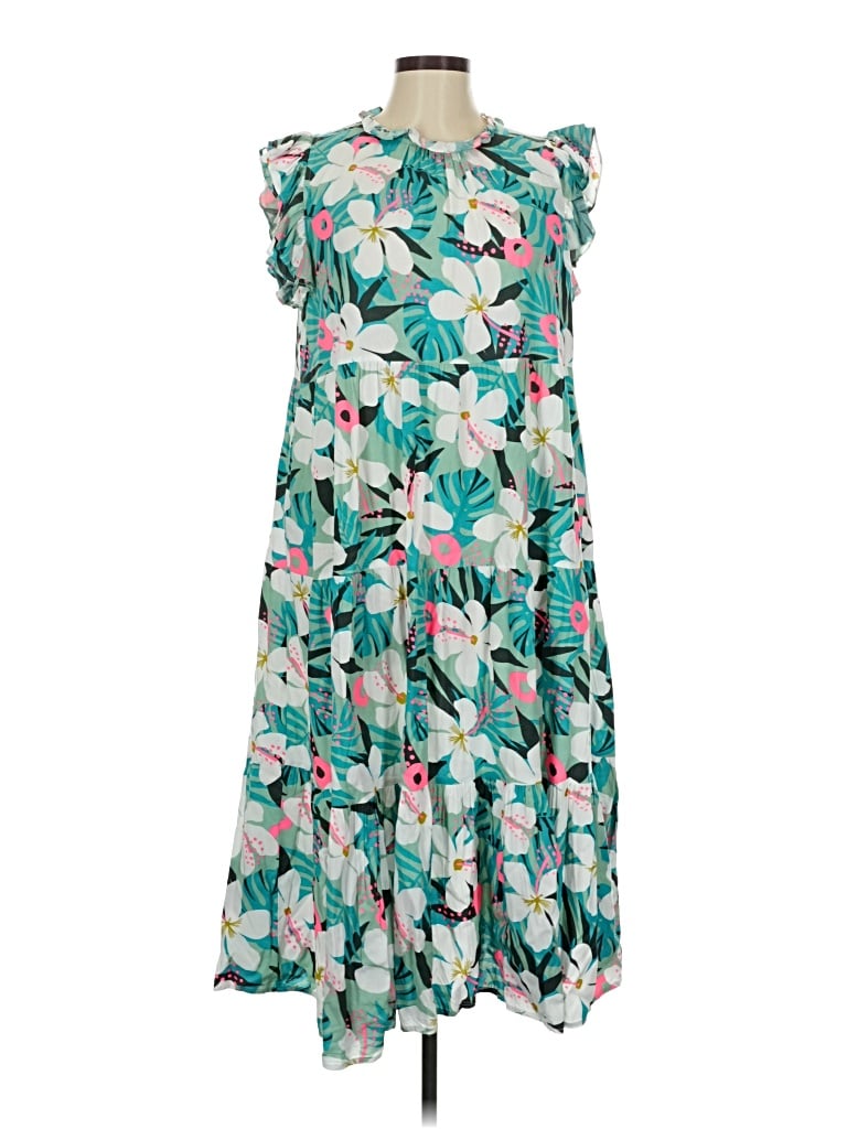 Pre-owned Thml Casual Dress In Blue