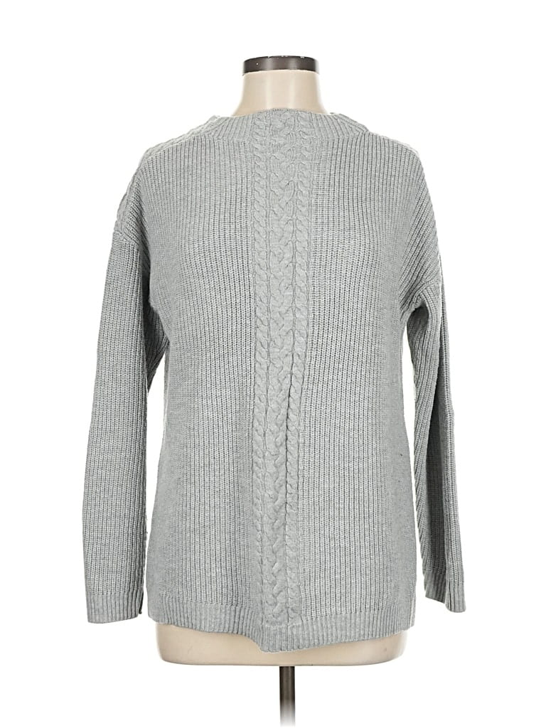 Pre-owned Talbots Pullover Sweater In Gray