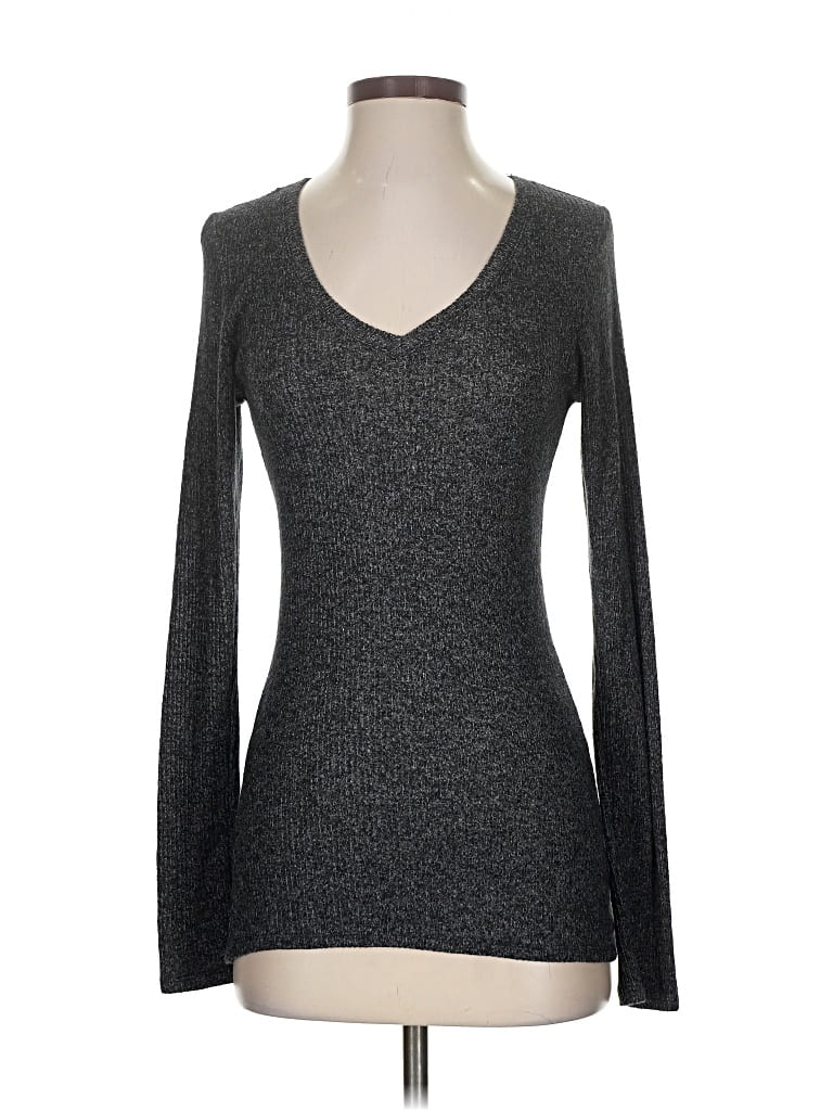 Pre-owned Express One Eleven Pullover Sweater In Gray