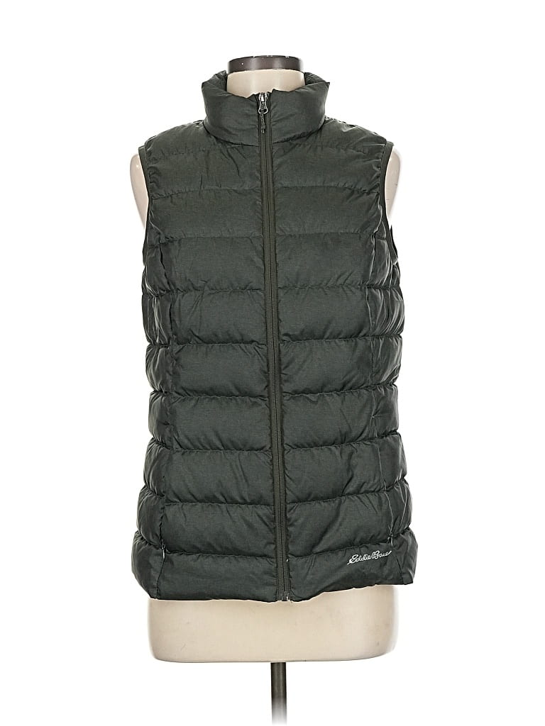 Pre-owned Eddie Bauer Vest In Green