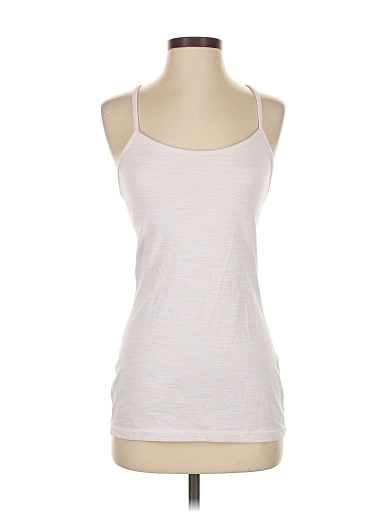 Pre-owned Lululemon Athletica Tank Top Pink Halter Neckline Tops