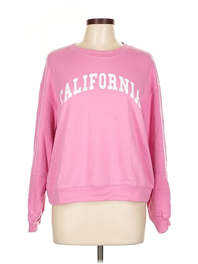 Pre-owned Gap Sweatshirt In Pink