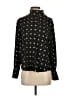 Assorted Brands Polka Dots Black Long Sleeve Blouse Size S - photo 1