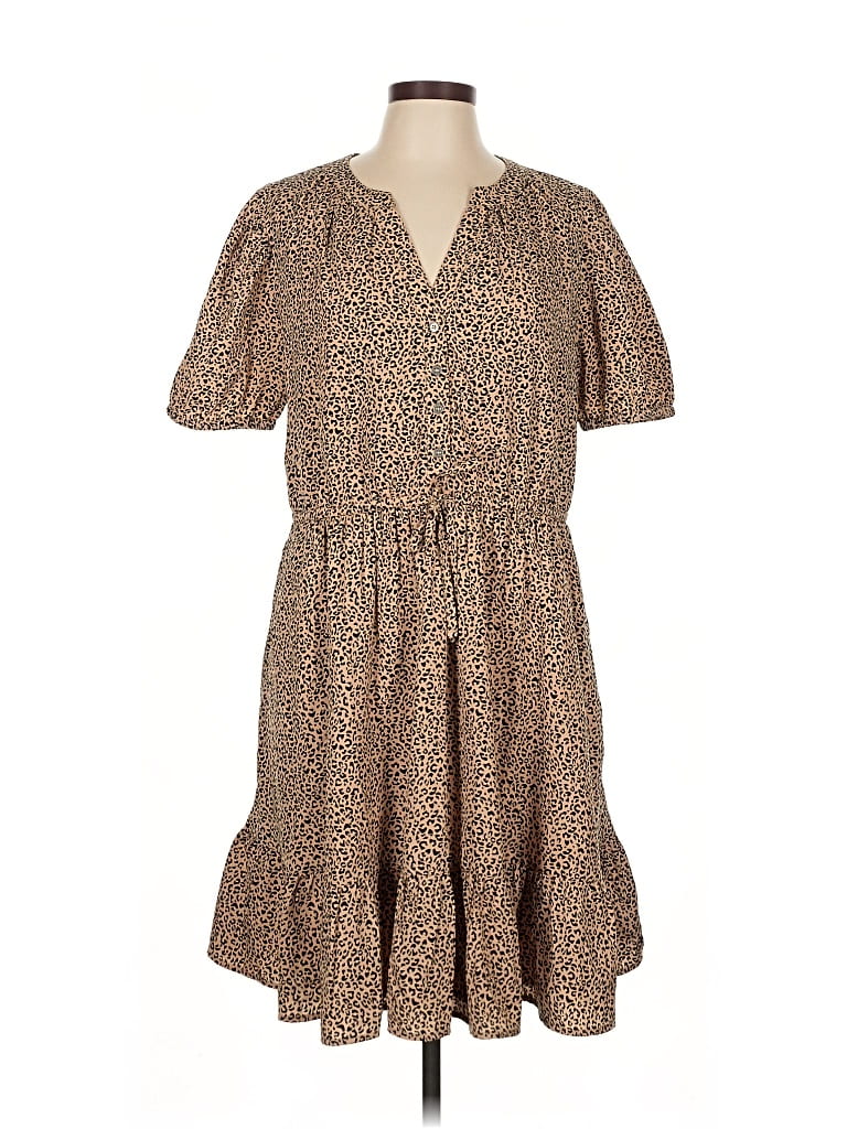 Pre-owned Vineyard Vines Casual Dress In Brown