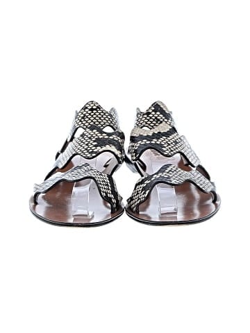 Chloé Python Embossed Leather Lauren Sandals (view 2)